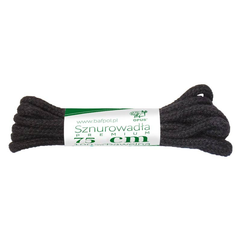 SZNUROWADŁA OKRĄGŁE 4 MM / 75 CM CZARNY SZNUROWADŁA OKRĄGŁE 4 MM / 75 CM CZARNY