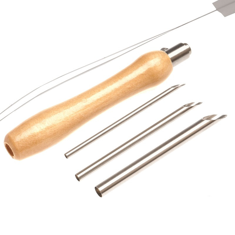 IGŁA TKACKA DREWNIANA RĄCZKA