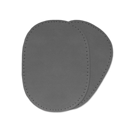 ŁATY ZAMSZOWE 14CMX10CM 17 SZARY