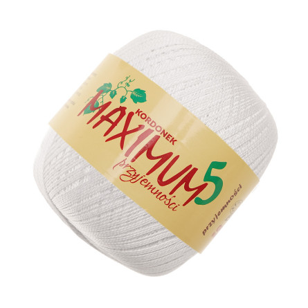 MAXIMUM 5 K BIAŁY KORDONEK
