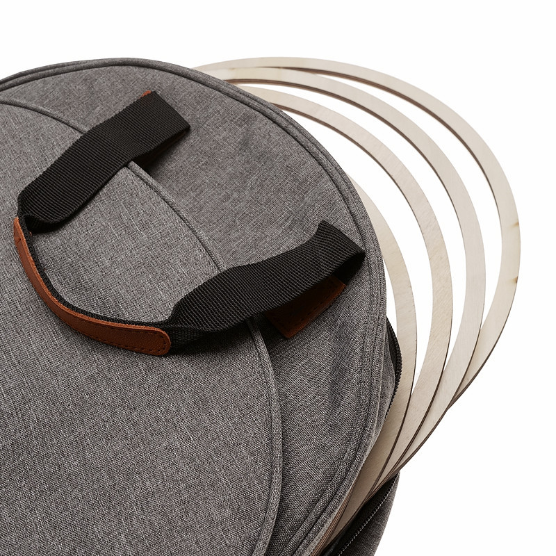 TORBA OKRĄGŁA DZIEW. SZARY