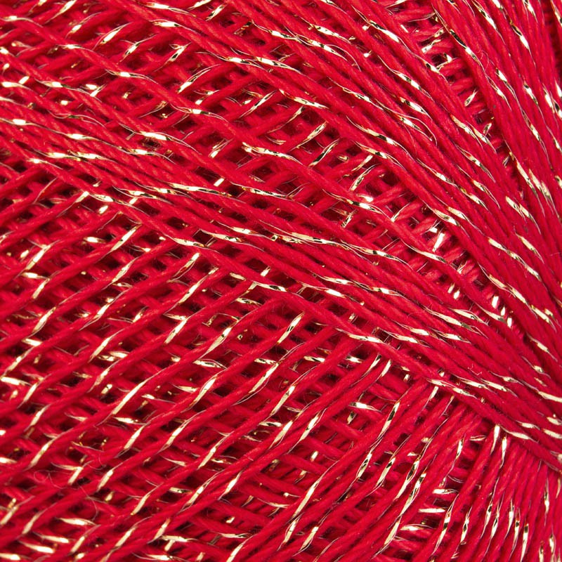 KORDONEK MAXIMUM METALIC 1554 CZERWONO-ZŁOTY