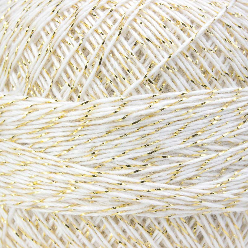 KORDONEK REXOR BAWEŁNIANY BIAŁO-ZŁOTY