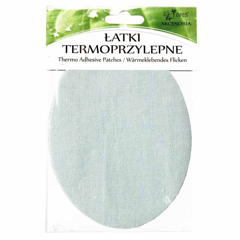 ŁATY TERMOPRZYLEPNE 14,5CMX11CM 001 JEANS JASNY 2SZT