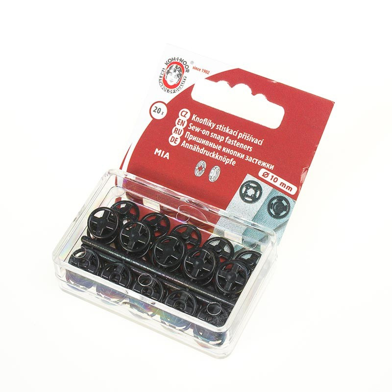 ZATRZASKI PLASTIKOWE CZARNE